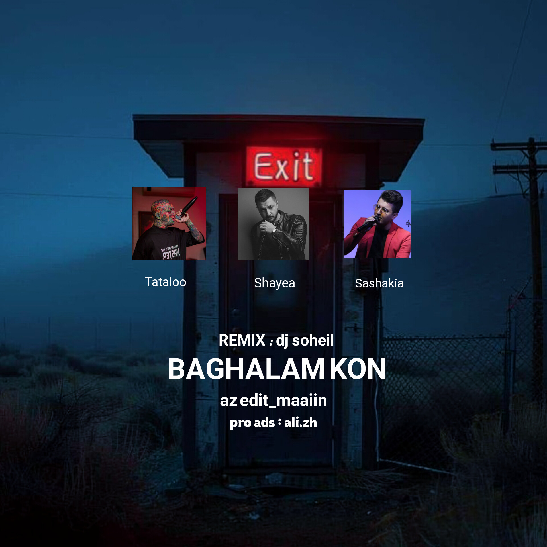 دانلود آهنگ بنام ریمیکس بغلم کن با صدای ساشا کیا و امیر تتلو و شایع